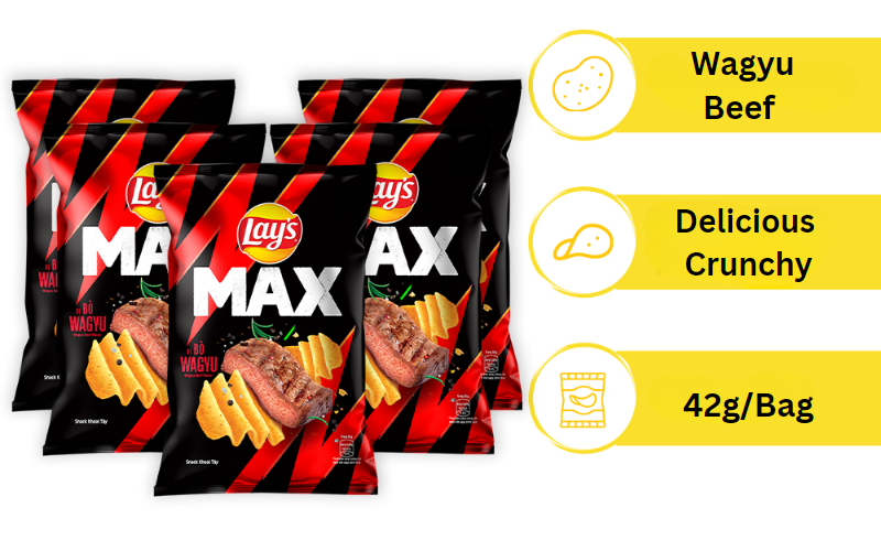 Lay's Max Wagyu Beef Snack 42g