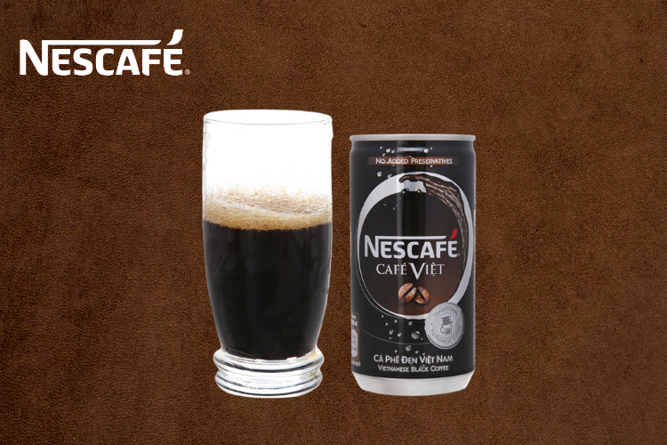 Nescafe cafe Viet black drink coffee 170ml