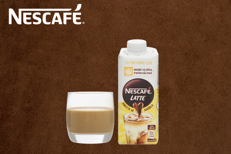 Nescafe latte drink coffee screw cap 180ml