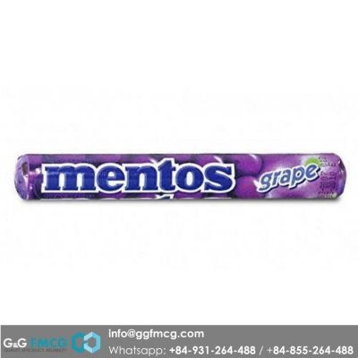 Mentos Roll Grape 29gr x 14 rolls x 18 display boxes