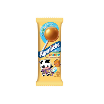 Alpenliebe Lollipop Candy Caramel 10.5gr x 24 sticks x 8 hangers
