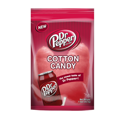 Dr. Pepper Cotton Candy 1.5oz x 12 pcs Tray Shrink Wrapped Display
