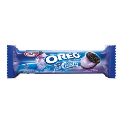 Oreo Biscuit Ice Cream Blueberry 123.5g x 24 Packs