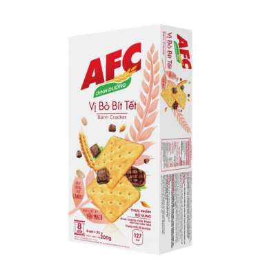 AFC Cracker Beef Steak 200g x 16 Boxes