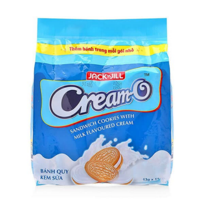 Cream-O Sandwich Cookies Milk Cream 156g x 24 Bags