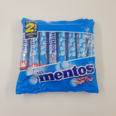 Mentos Peppermint 30g x 16 Rolls x 24 Bags