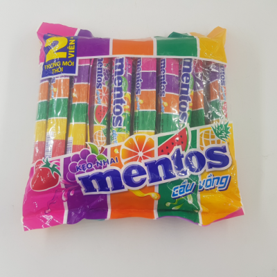 Mentos Rainbow 475.2g ( 30g x 16 Rolls ) x 24 Boxes