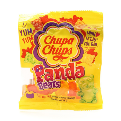 Chupa Chups Jelly Panda Bear 56g x 70 Bags