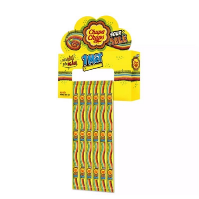 Chupa Chups Sour Belt 1M 55g x 12 Bars x 10 Box