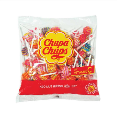 Chupa Chups Lollipops Vitamin C 558g x 18 Pouches