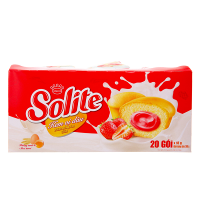 Solite Cupcake Strawberry 360g x 12  Boxes