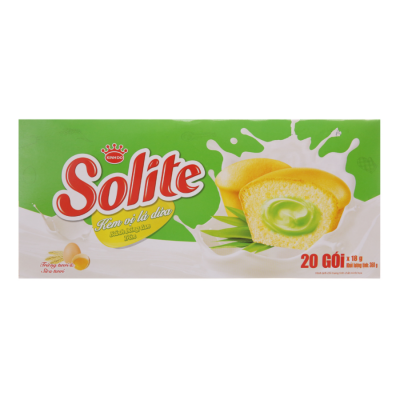 Solite Cupcake Pandan Leaf 360g x 12  Boxes