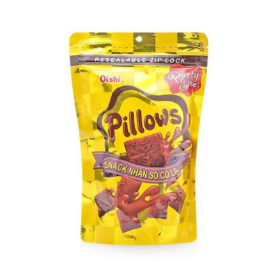 Oishi Pillows Filling Chocolate Flavor 80g x 20 Bags