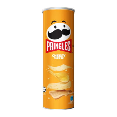 Pringles Potatoes Chips Cheesy Cheese 102g x 12 Cans