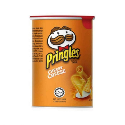 Pringles Potatoes Chips Cheesy Cheese 42g x 12 Cans
