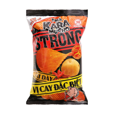 Karamucho Potatoes Chips Strong Spicy 26g x 100 Bags