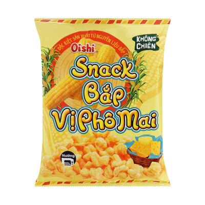 Oishi Snack Corn with Cheese 32g x 80 Bags