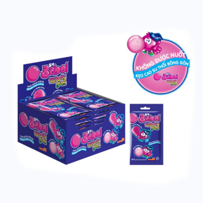 Big Babol Filly Folly Gum Fruit 11g x 12 Bags x 6 Box
