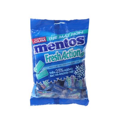 Mentos Fresh Action Gum 112g x 45 Bags
