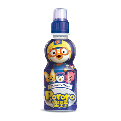 Pororo Blueberry Flavor Fruit Drink 235ml x 24 Bottles