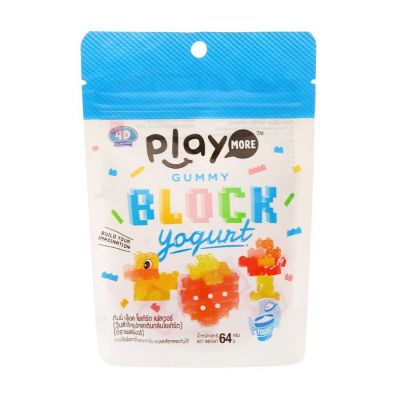 Playmore Yogurt Puzzle Gummies Candy 64g  x 160 Bags