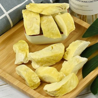 Freeze-drying durian for snack Supplier Durian dried Origin Vietnam 1kg/ bag