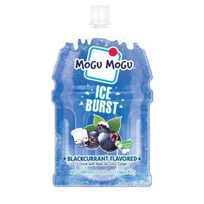 Mogu Mogu Ice Burst Blackcurrant Flavored Nata De Coco 150ml x 36 packs