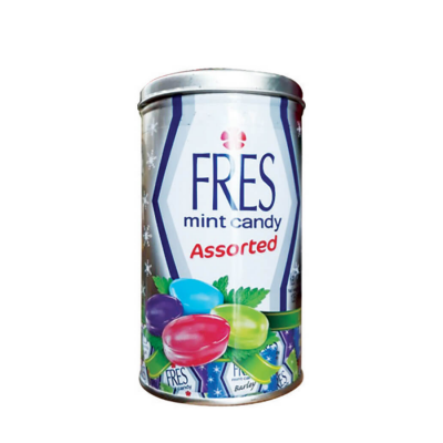 Fres Mint Candy Assorted 135g x 24 Jars 