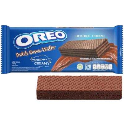 Oreo Dutch Cocoa Wafer Double Choco 117gr x 24 packs