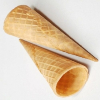 Bach Duong Ice Cream Waffle Cone Hard and Crispy A+ 20 Pcs x 54 Pack - High: 10cm,  Ø: 4,5cm  (+- 0.2cm) 