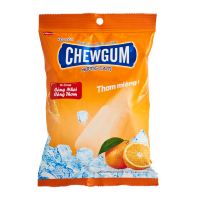 Bibica Orange Chewing Gum 90g x 70 Bags