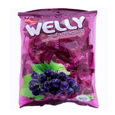 Bibica Welly Grape Candy 70g x 100 Bags