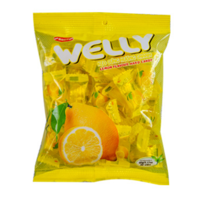 Bibica Welly Lemon Candy 70g x 100 Bags
