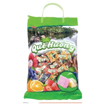Bibica Que Huong Mix Flavor Candy 600g x 12 Bags
