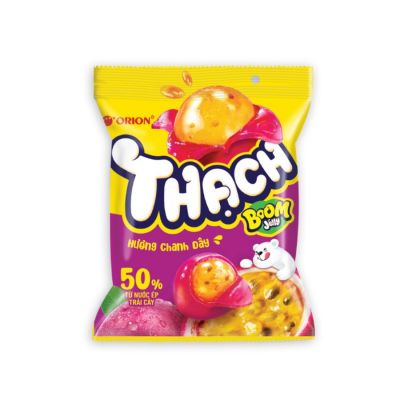 Orion Boom Jelly Boom Passion Fruit 25g x 10 Pcs x 12 Sheets