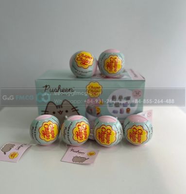 Chupa Chups Pusheen Surprise Lollipops Strawberry 12g x 16 Pack x 6 Boxes