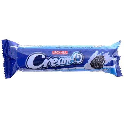 Cream-O Chocolate Sandwich Cookies Vanilla Cream 85g x 24 Bags