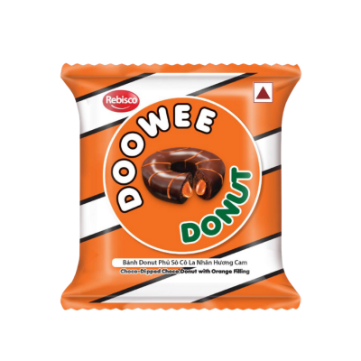Doowee Donut Chocolate Cake with Orange Jam 348g (12 x 29g) x 10 bags