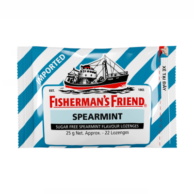 Fisherman's Friend Sugarfree Candy Spearmint 25g x 24 Packs x 12 Boxes