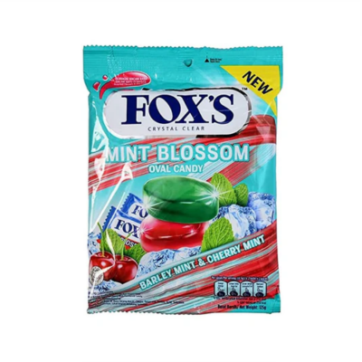 Fox's Blossom Mint Candy 125g x 24 Bags