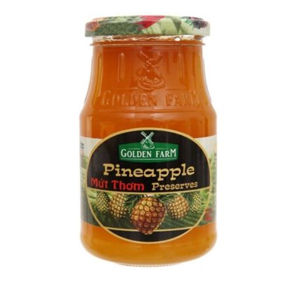 Golden Farm Pineapple Jam 450G X 12 Jars