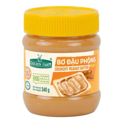 Golden Farm Peanut Butter - Crunchy 340G X 24 Jars