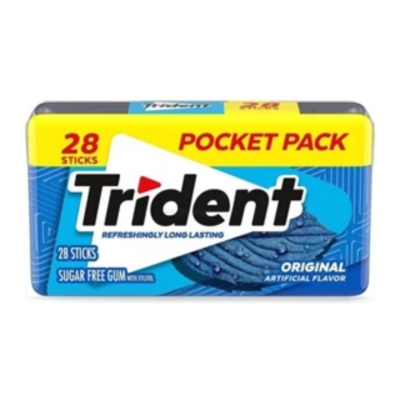 Trident Sugar Free Original 28S 50.4g x 9 boxes x 4 blocks