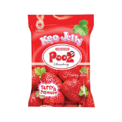 Hai Ha Fruit Jelly Strawberry Taste 100g x 40 Bags