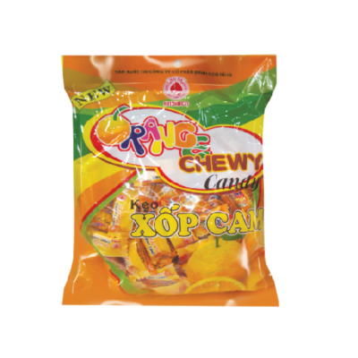 Hai Ha Orange Sponge Candy 85g x 50 Bags
