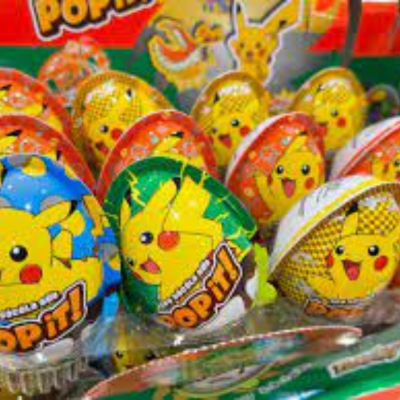 Pham Nguyen Popit Milk Chocolate Eggs Candy & Toys 6g