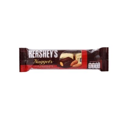 Hershey Nuggets Dark Chocolate With Amonds 28g