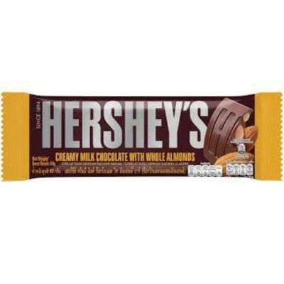 Hershey Creamy Milk Chocolate With Amonds 40g