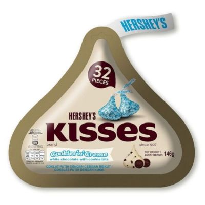 Hershey Kisses Creamy Milk Chocolate With Amonds 146g