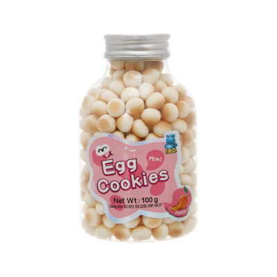 I.B.O Peach Mini Egg Cake 100g x 20 Jars